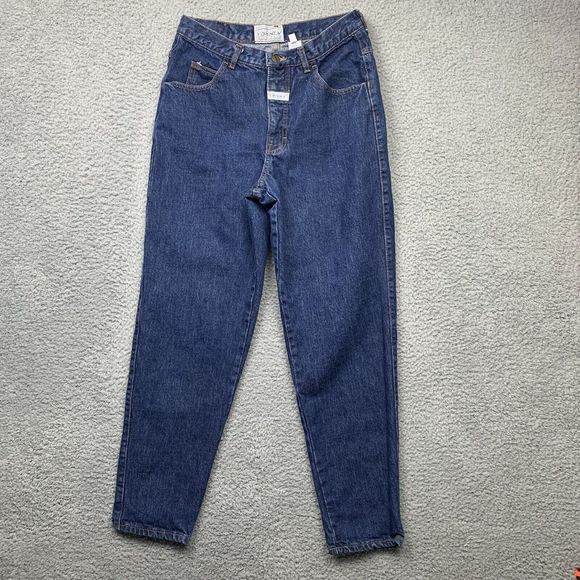 Forenza Jeans Womens 12 Vintage Blue High Waisted Mom Tapered Leg Retro USA - Picture 6 of 16